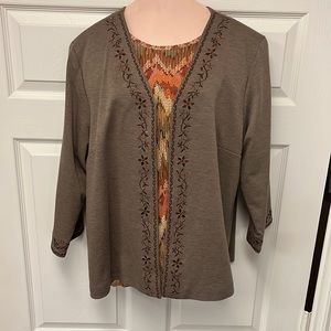 Alfred Dunner 3 Piece Pantsuit